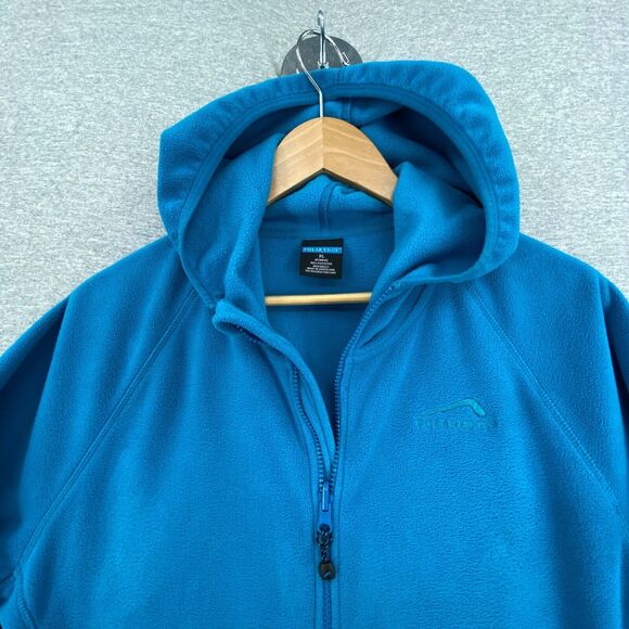 Polar Edge Jacket Womens Extra Large Blue Fleece Full Zip Up Long Sleeve Pockets - Picture 6 of 12